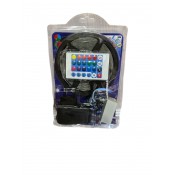 SK-1048 Светодиодная лента 5м smd 3528 rgb с пультом и блоком питания гирлянда на клейком основании 