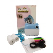 SK-1090 Детски фотоаппарат с термопечатью и поддержкой карты памяти чехлом и маркерами М3