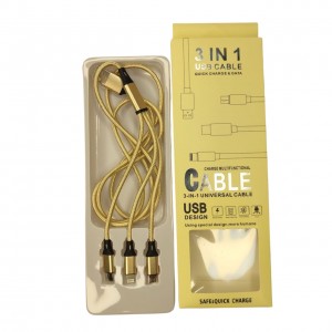 SK-1389 Идеальный зарядный кабель 3 в 1