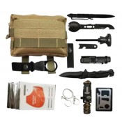 SK-1414 Туристический набор для выживания 33 в 1 походный набор во влагозащищённом сумке для военных