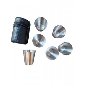 SH-8 Набор металлических рюмок (30ml  6шт)
