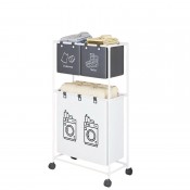 SH-0146 Органайзер для білизни з секціями на коліщадках размир 95*55*25см