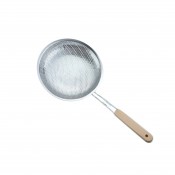 SH-210 шумівка-ита з нержавіючої сталі з деревяною ручкою 22см