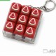 SH-0421 Арбузный Кейкап Клипер Watermelon Keycap Clicker Брелок Антистресс 9 кнопок
