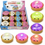 SH-0429 Светящийся сквиш-антистресс Soft Cube Dumpling LED 5,5см