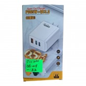 SH-0604 Сетевое зарядное устройство с поддержкой быстрой зарядки 65W с 3 портами