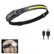 SH-0611 Легкий налобный фонарь LED+COB BR000