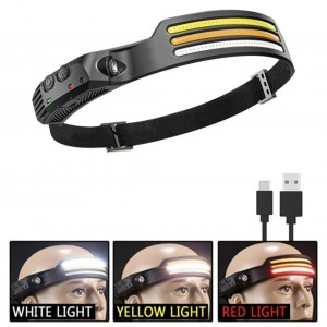 SH-0613 Легкий налобный фонарь LED+COB BR000