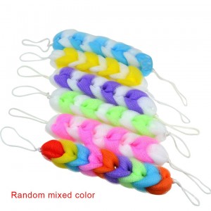 X-5229 Мочалка косичка з ручками 31 грам