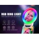 X-62699 Кольцевая селфи-лампа с зеркалом Selfie Ring Light для телефона, планшета