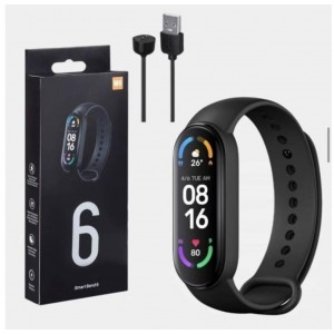 x-878  Фитнес трекер smart band m6 смарт часи умный браслет м 6 BR-00001