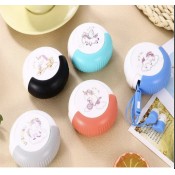 x-893 Наушники мультяшные проводные цветные -вкладыши для детей с чехлом 